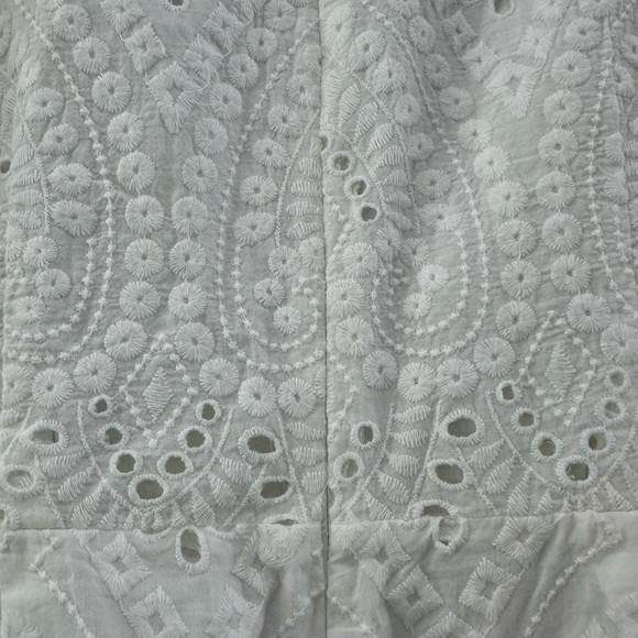 White Eyelet Jumpsuit - Picture 6 of 6